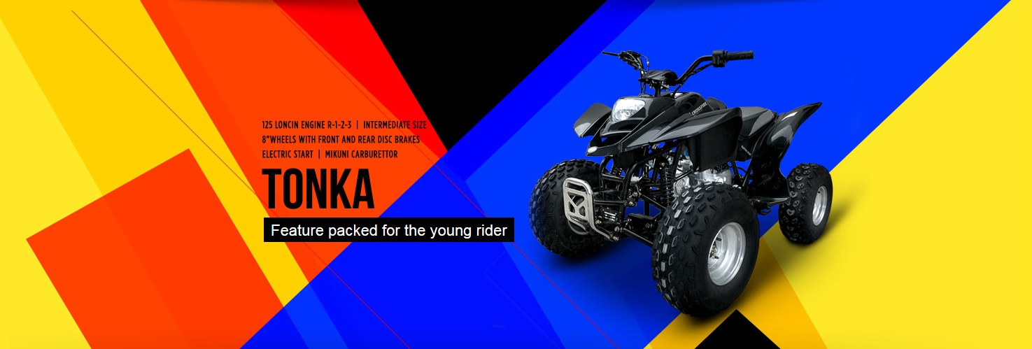 Crossfire Tonka 125 ATV Quad Bike for Kids and Teens