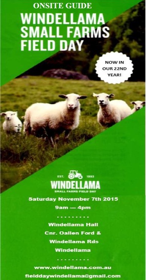 Crossfire Dealer, Goulburn Motorcycles  @ Windellama Small Farms Field Day on Sat 7 Nov 2015