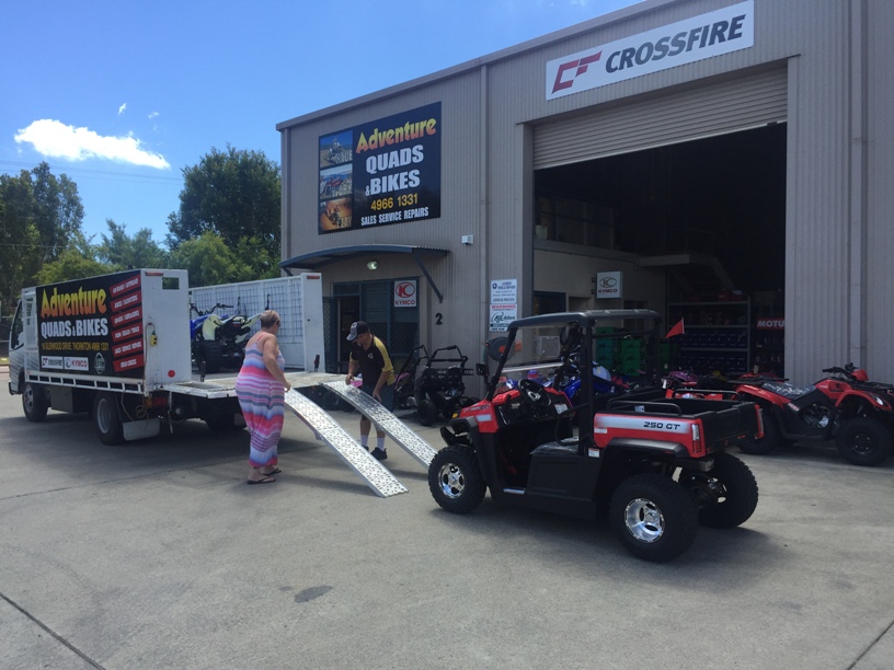 Crossfire 250GT @ Adventure Quads in Thornton NSW