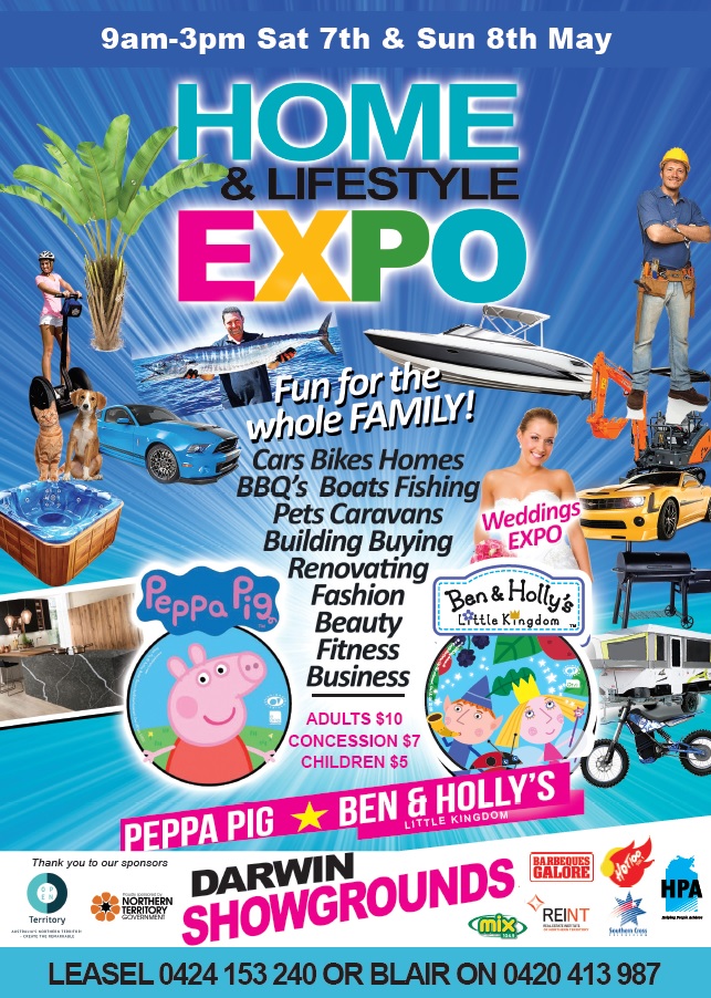 Crossfire Bikes @ Darwin Home & LifeStyle EXPO @ Darwin Showgrounds this weekend.