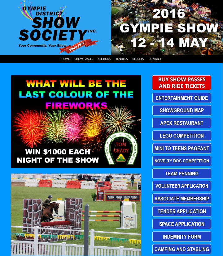 Crossfire Bikes at Gympie Show coming up this Thursday, Friday, Saturday 12-14 May in Gympie